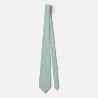 Sage Green Polka-Dot Necktie Stropdas