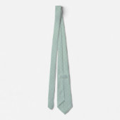 Sage Green Polka-Dot Necktie Stropdas (Achterkant)