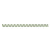 Sage Green Polka Dot Ribbon Grosgrain Lint (Voorkant)
