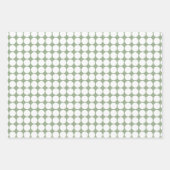 Sage Green Polka Dot Wrapping Paper Sheet Set 3 (Voorkant 2)