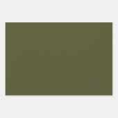 Sage Green Polka Dots Modern Pattern Inpakpapier Vel (Voorkant 2)