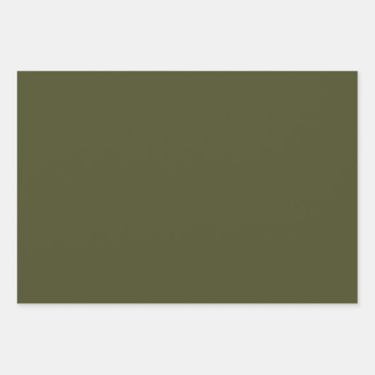 Sage Green Polka Dots Modern Pattern Inpakpapier Vel (Voorkant 2)