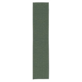 Sage Green Polka Dots Modern Pattern Korte Tafelloper (Voorkant)