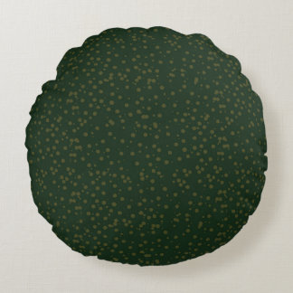 Sage Green Polka Dots Modern Pattern Rond Kussen