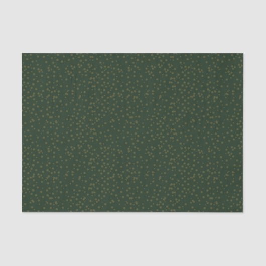 Sage Green Polka Dots Modern Pattern Tissuepapier (Voorkant)