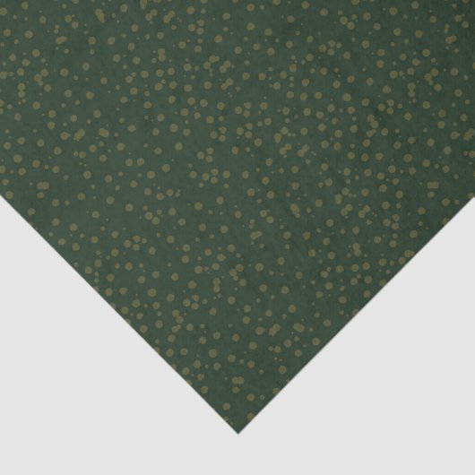 Sage Green Polka Dots Modern Pattern Tissuepapier (Detail)