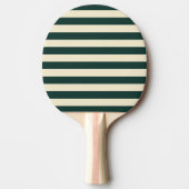 Sage Green Polo Stripes en Solid Tafeltennisbatje (Voorkant)