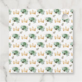 Sage Green Princess Quinceañera Bedankt Bedankjes Labels (Achterkant)