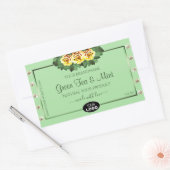 Sage Green Product Labels Yellow Roses Jewels Logo (Envelop)