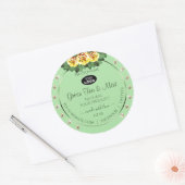Sage Green Product Labels Yellow Roses Jewels Logo (Envelop)