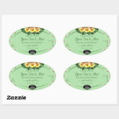 Sage Green Product Labels Yellow Roses Jewels Logo (Vel)
