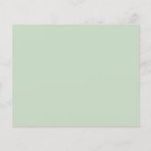 Sage Green Promotional Beauty Salon Photo QR Code Flyer (Achterkant)