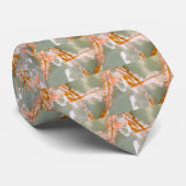 Sage Green Quartz met Rusty Veins Stropdas (Opgerold)