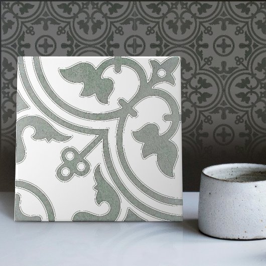 Sage Green Repro Backsplash Kitchen Tegeltje