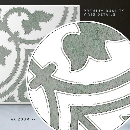 Sage Green Repro Backsplash Kitchen Tegeltje