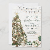 Sage Green Rustic Hygge Christmas Comfy and Cozy Kaart (Voorkant)