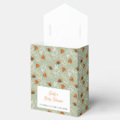 Sage Green Rustic Ladybug Greenery Baby shower Bedankdoosjes (Geopend)