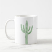 Sage Green Saguaro Cactus Mom Waterverf Koffiemok (Links)