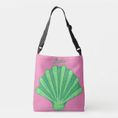 Sage Green Scallop Shell Thunder_Cove Crossbody Tas (Achterkant)