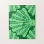 Sage Green Scallop Shell Thunder_Cove Legpuzzel (Verticaal)