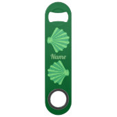 Sage Green Scallop Shell Thunder_Cove Speed Flessenopener (Achterkant)