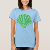 Sage Green Scallop Shell Thunder_Cove T-shirt (Voorkant)