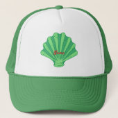 Sage Green Scallop Shell Thunder_Cove Trucker Pet (Voorkant)