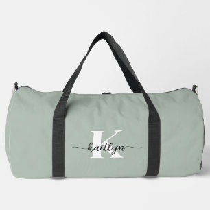 Sage Green Script Monogram Plunjezak