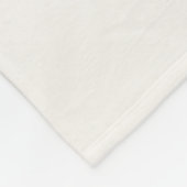 Sage Green Script Naam Monogram Fleece Deken (Hoek)