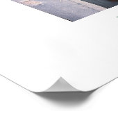 Sage Green Script Photo Weddenschap Welkomstteken Poster (Hoek)