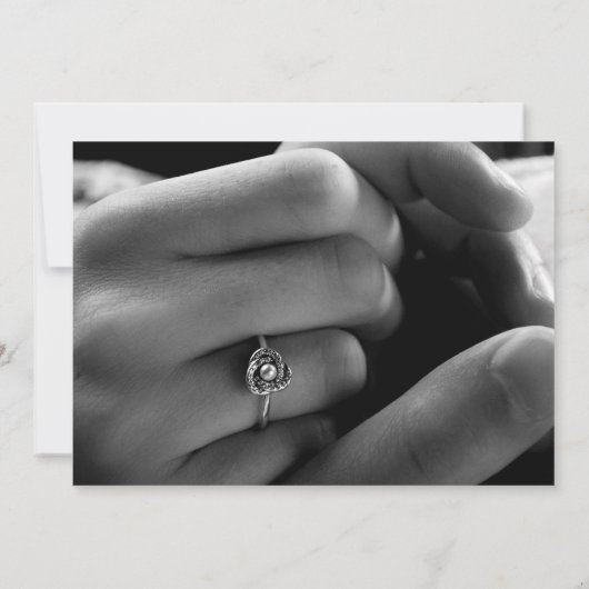 Sage Green Script Trouwfoto Sla de datum op Save The Date (Achterkant)