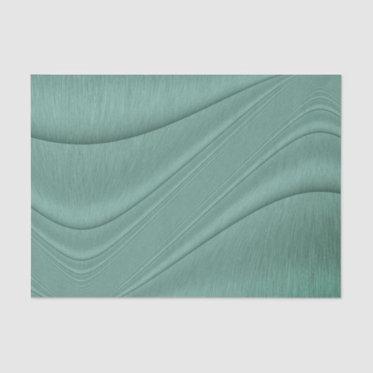 Sage Green Shimmering Contour Tissuepapier (Voorkant)