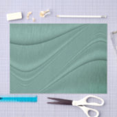Sage Green Shimmering Contour Tissuepapier (Craft)