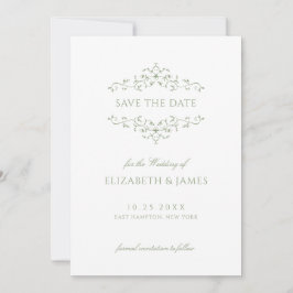 Sage Green  Sieraden Save The Date
