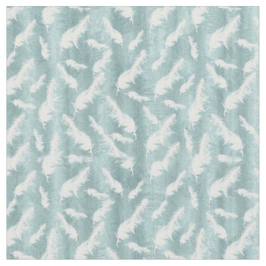 Sage Green Silk Drapes - Witte Veren Stof (Close Up)