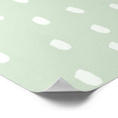 Sage Green Silly Goose Coquette Baby Shower Poster (Hoek)