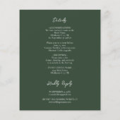 Sage Green Silver Agate Budget Weddenschap All in (Achterkant)