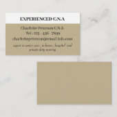 Sage Green Simple CNA Visitekaartje (Voorkant / Achterkant)