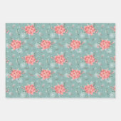 Sage Green Snowman Holiday Inpakpapier Vel (Voorkant 2)