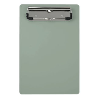 Sage Green Soft Pastel Effen Kleur Mini Klembord