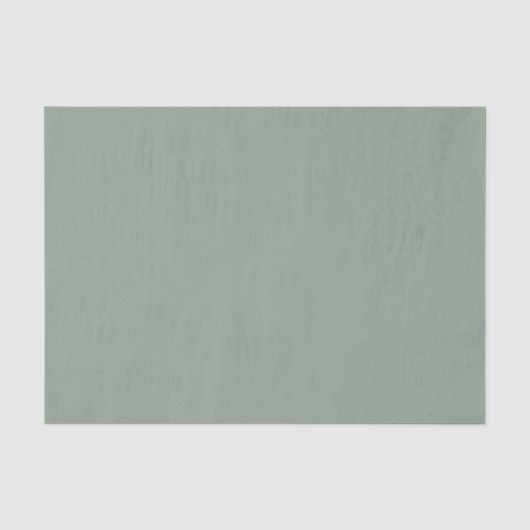 Sage Green Soft Pastel Effen Kleur Tissuepapier (Voorkant)