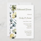 Sage Green & Soft Yellow Botanical Wedding Kaart (Voorkant)