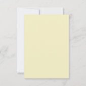 Sage Green & Soft Yellow Botanical Wedding Save The Date (Achterkant)