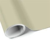 Sage Green Solid Color Wrapping Paper Cadeaupapier (Rol Hoek)