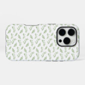 Sage Green Spring laat gepersonaliseerde naam acht iPhone Hoesje (Achterkant horizontaal)