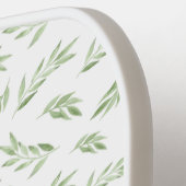 Sage Green Spring laat gepersonaliseerde naam acht Pickleball Paddle (Links Detail)