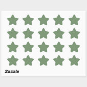 Sage Green Star Sticker (Vel)
