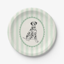 Sage Green Stripes en Zwarte Dalmatiër