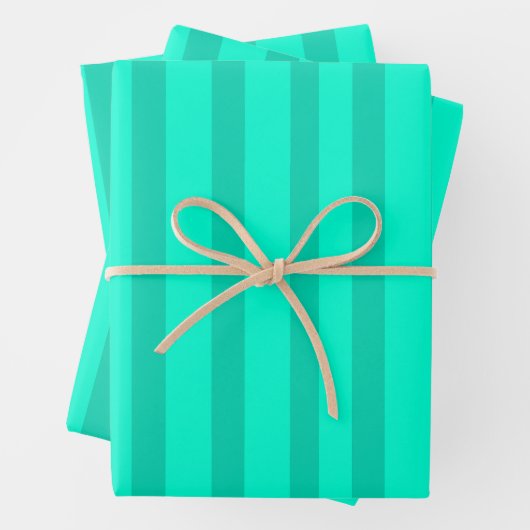 Sage Green Stripes  Inpakpapier Vel (In situ)