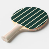 Sage Green Striping en Solid Tafeltennisbatje (Voorkant Gekanteld)
